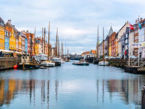 Waterfront in Copenhagen, Denmark