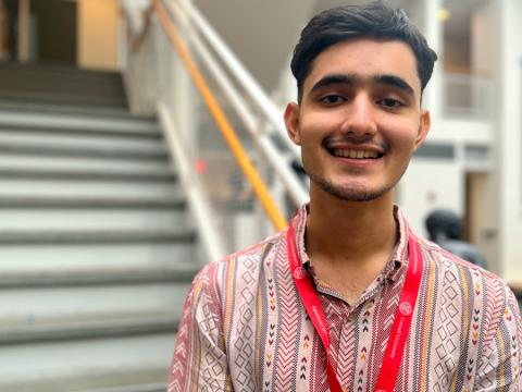 Hurmatullah Habibi is one of three Afghan students who attended Prepare this year