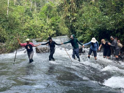 Laidlaw scholars in Ecuador. Photo: Akoya Wellington Alton, provided